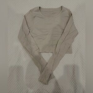 Lululemon Ribbed Long Sleeve Top